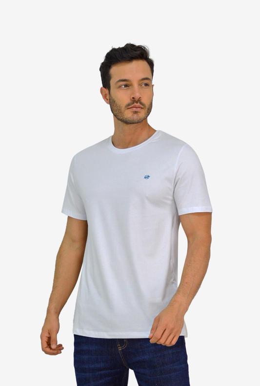 Camiseta Blanca Para Hombre TSB002