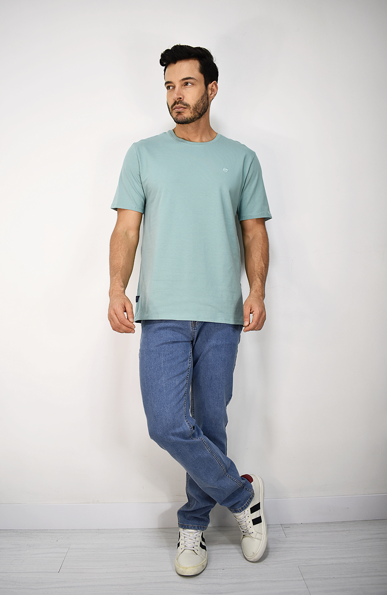 Camiseta Verde Para Hombre