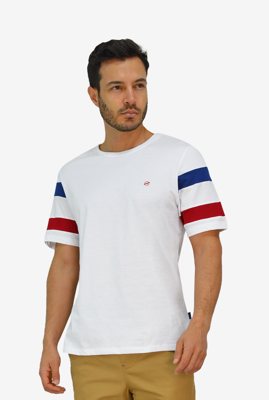 Camiseta Blanca Para Hombre TS3049
