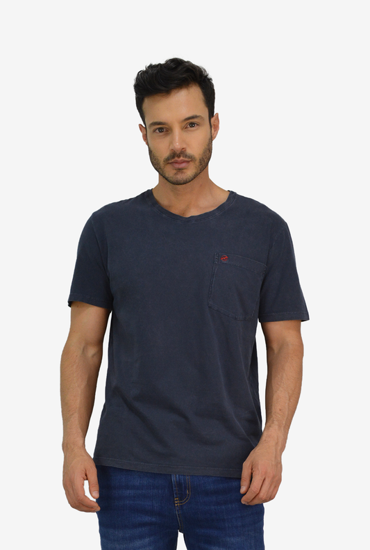 Camiseta Azul Para Hombre TS3035