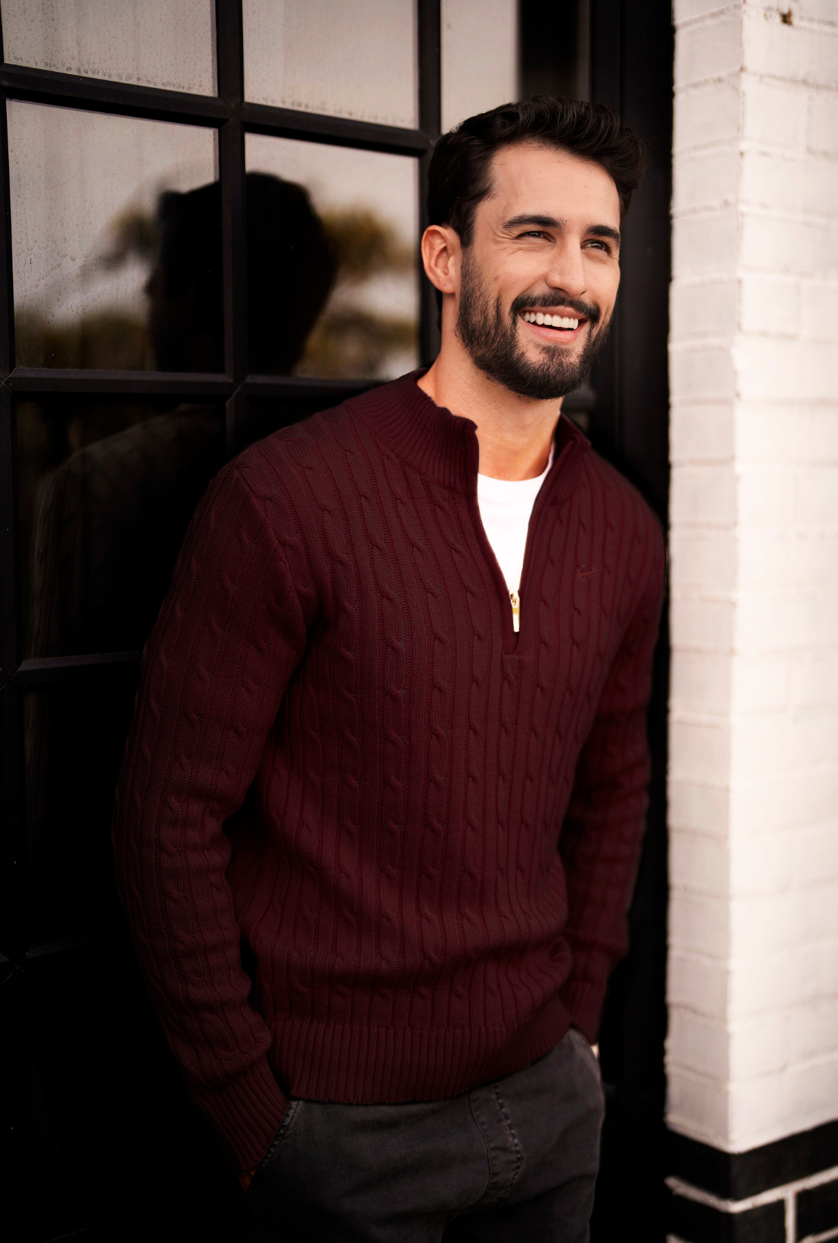 Sweater Vinotinto Para Hombre DMST10