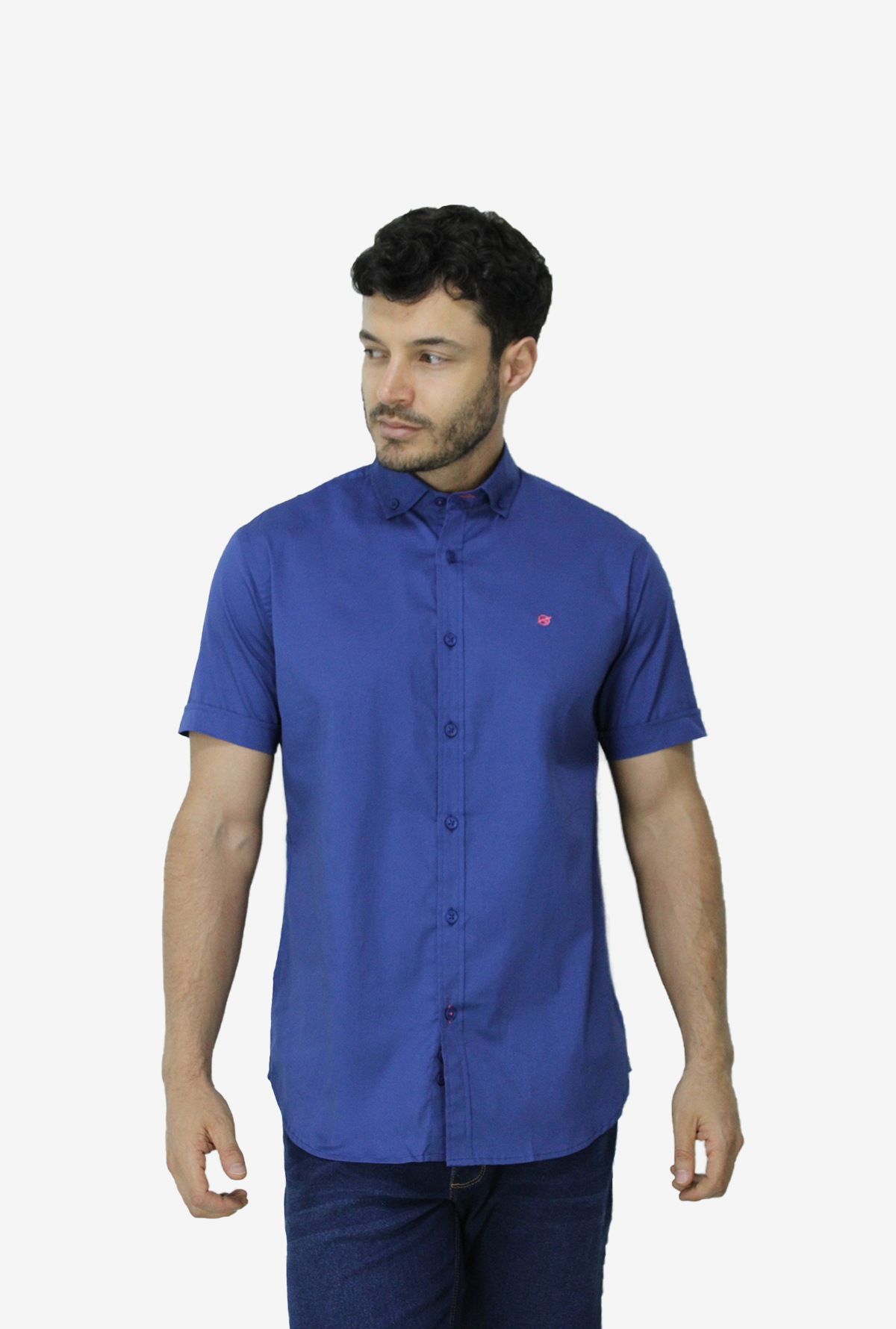 Camisa Manga Corta Azul para Hombre DMCMCY02