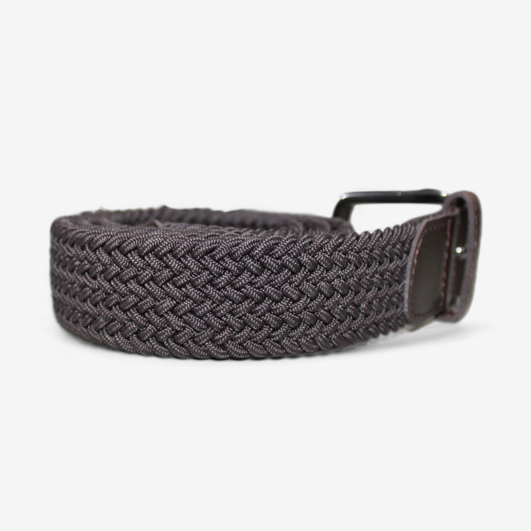 Cinturón elástico Café Para Hombre