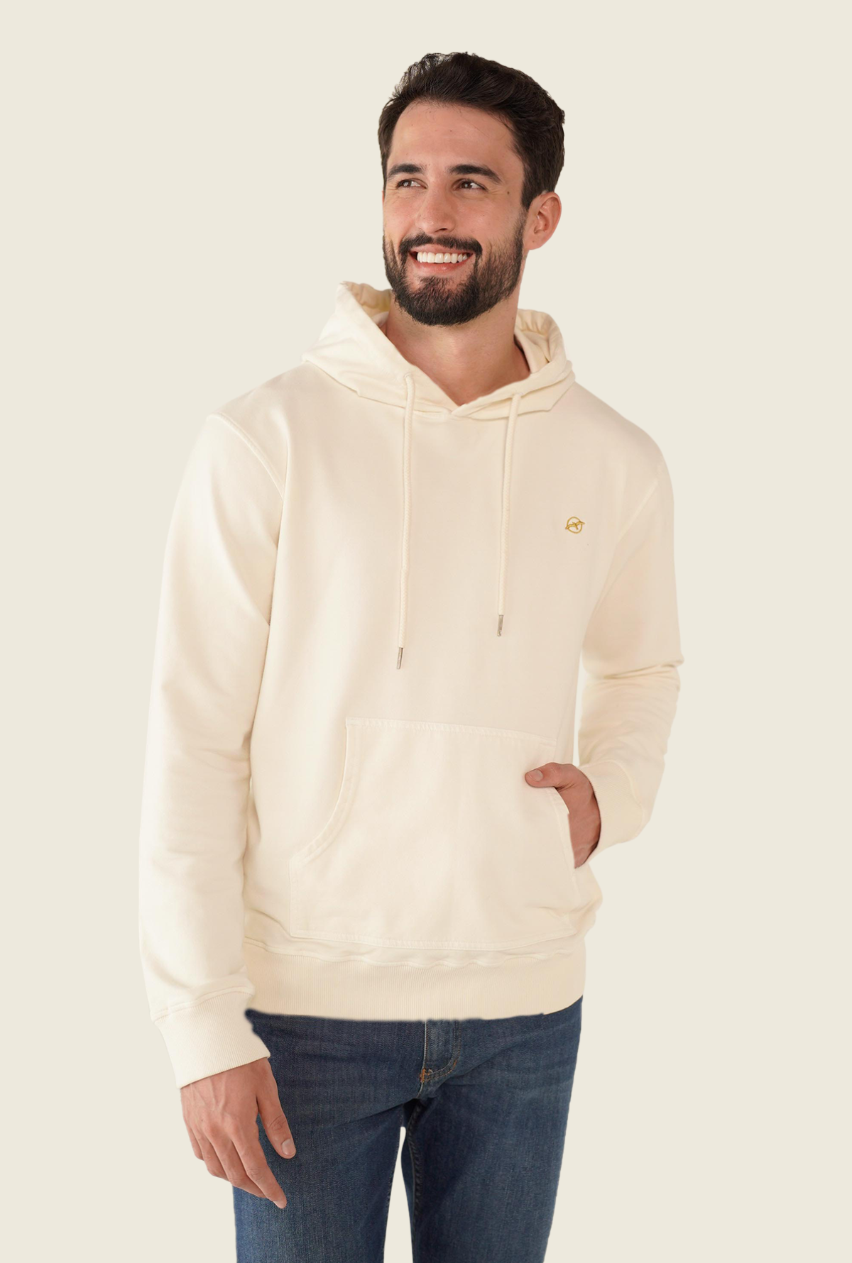 Hoodie Marfil para hombre DMHD01