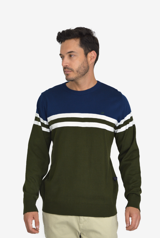 Sweater Tejido Azul para Hombre SW050-002