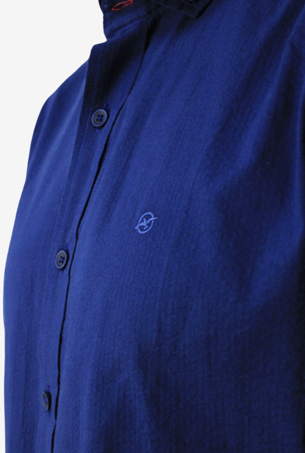 Camisa Manga Larga Azul Para Hombre  DMCMLT01