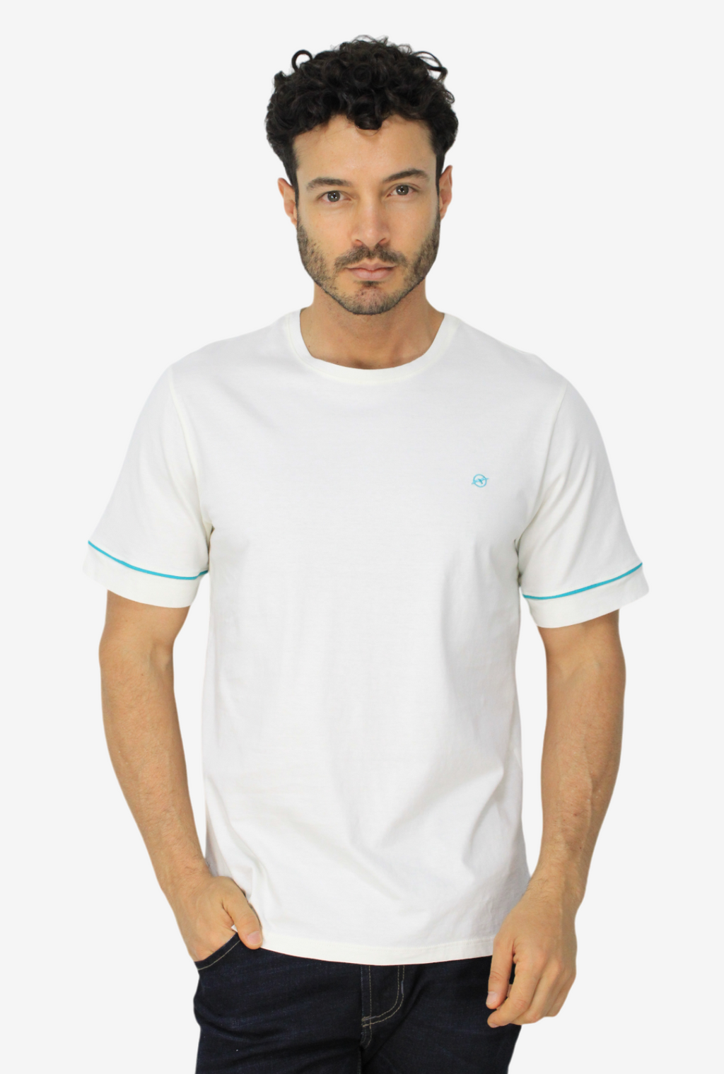 Camiseta Marfil Para Hombre DMTSOUT02