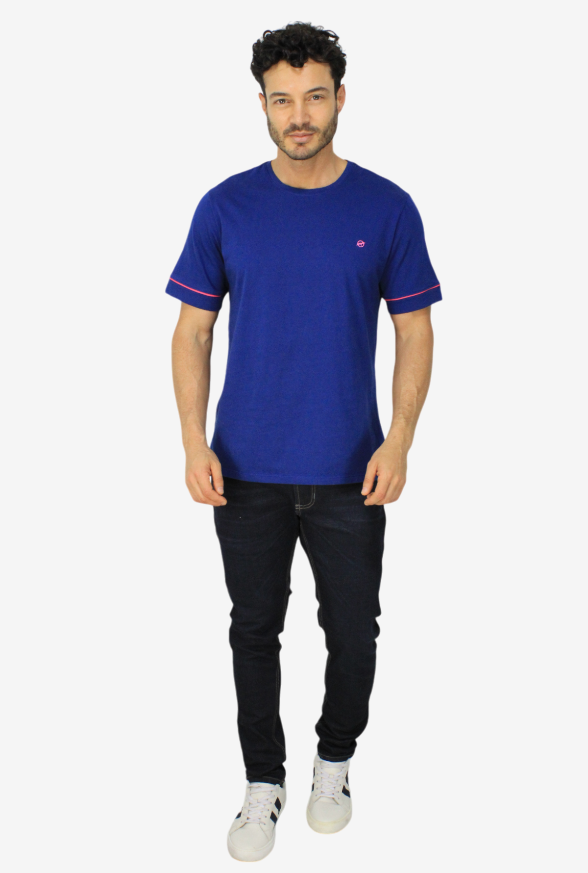 Camiseta Azul Para Hombre DMTSOUT02