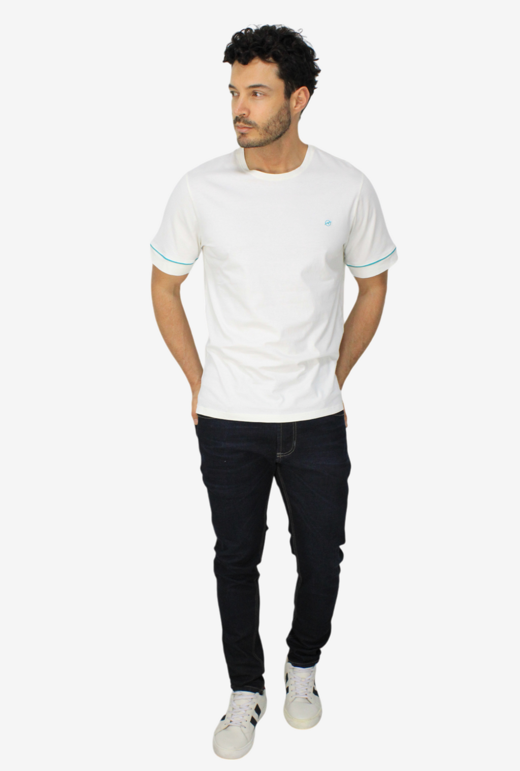 Camiseta Marfil Para Hombre DMTSOUT02