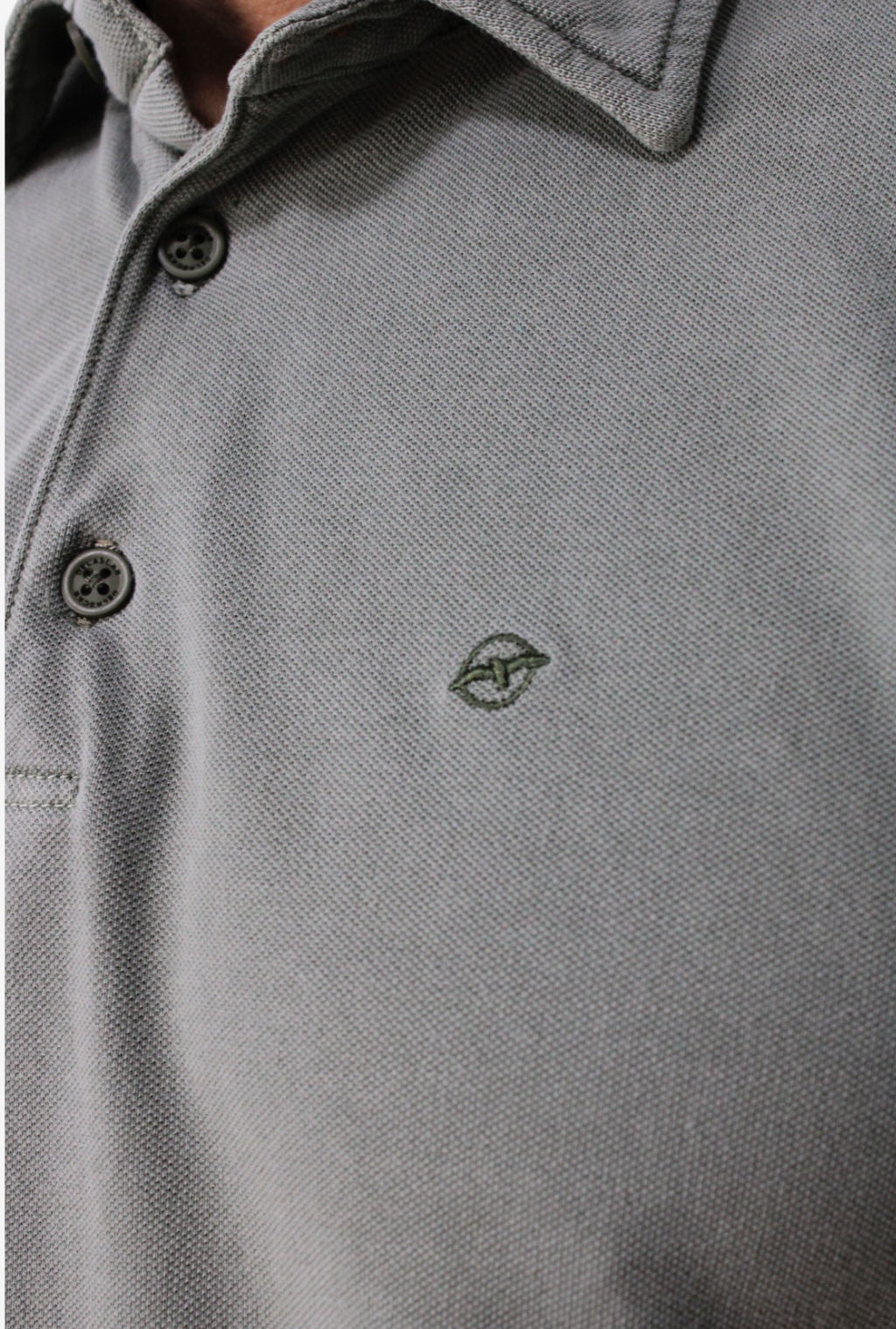 Camiseta Tipo Polo Verde Para Hombre  DMCPT01