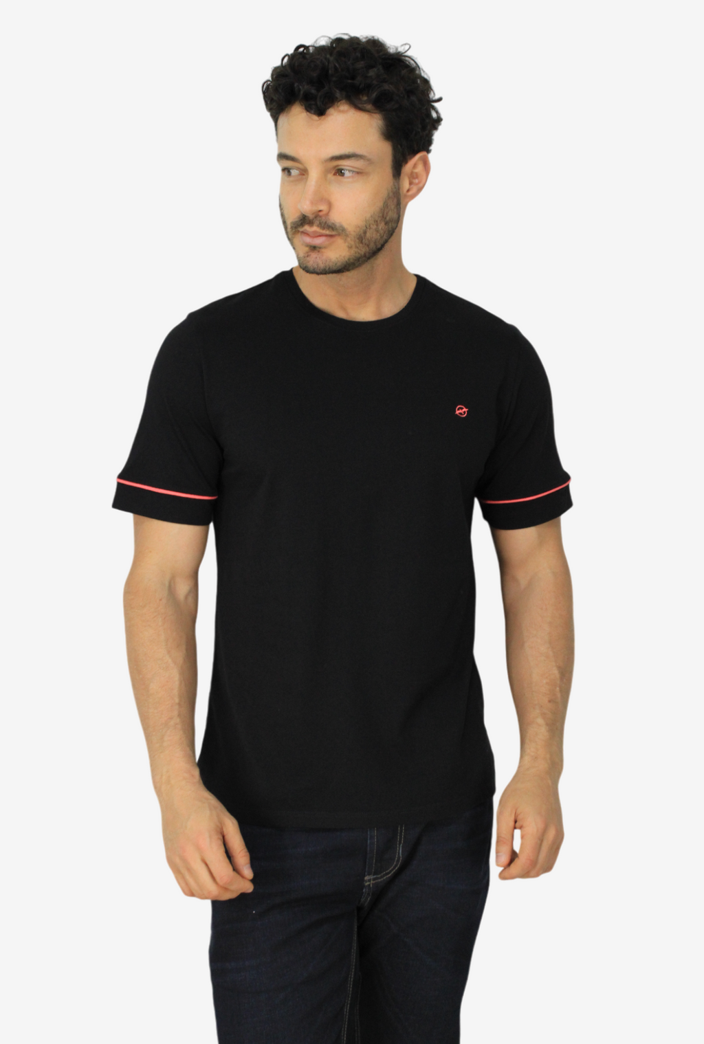 Camiseta Negra Para Hombre DMTSOUT02