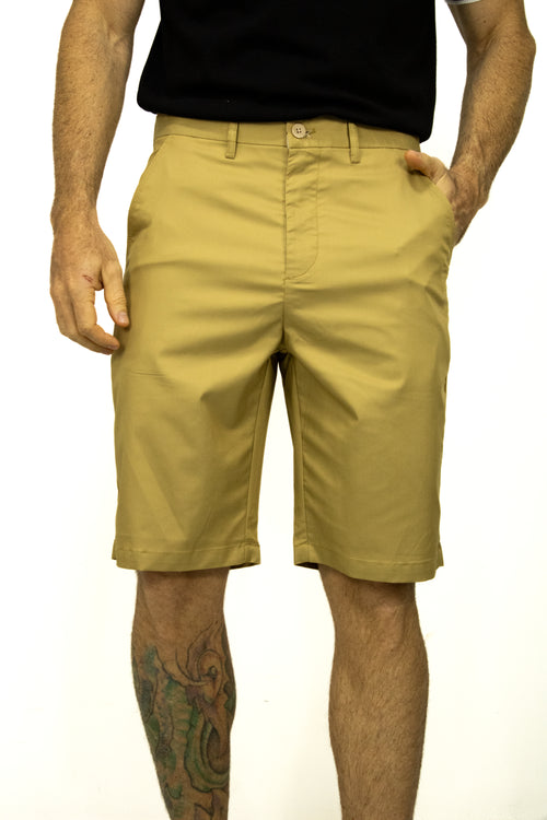 BERMUDA  CLÁSICA CAQUI PARA HOMBRE