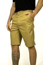 BERMUDA  CLÁSICA CAQUI PARA HOMBRE