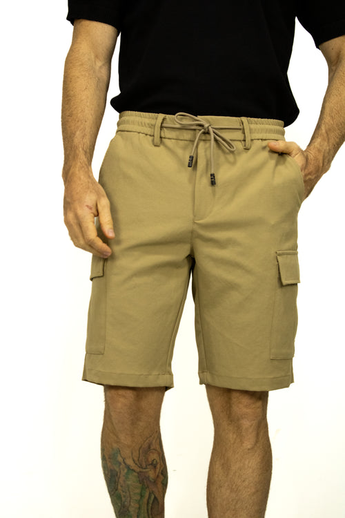BERMUDA CARGO CAQUI PARA HOMBRE