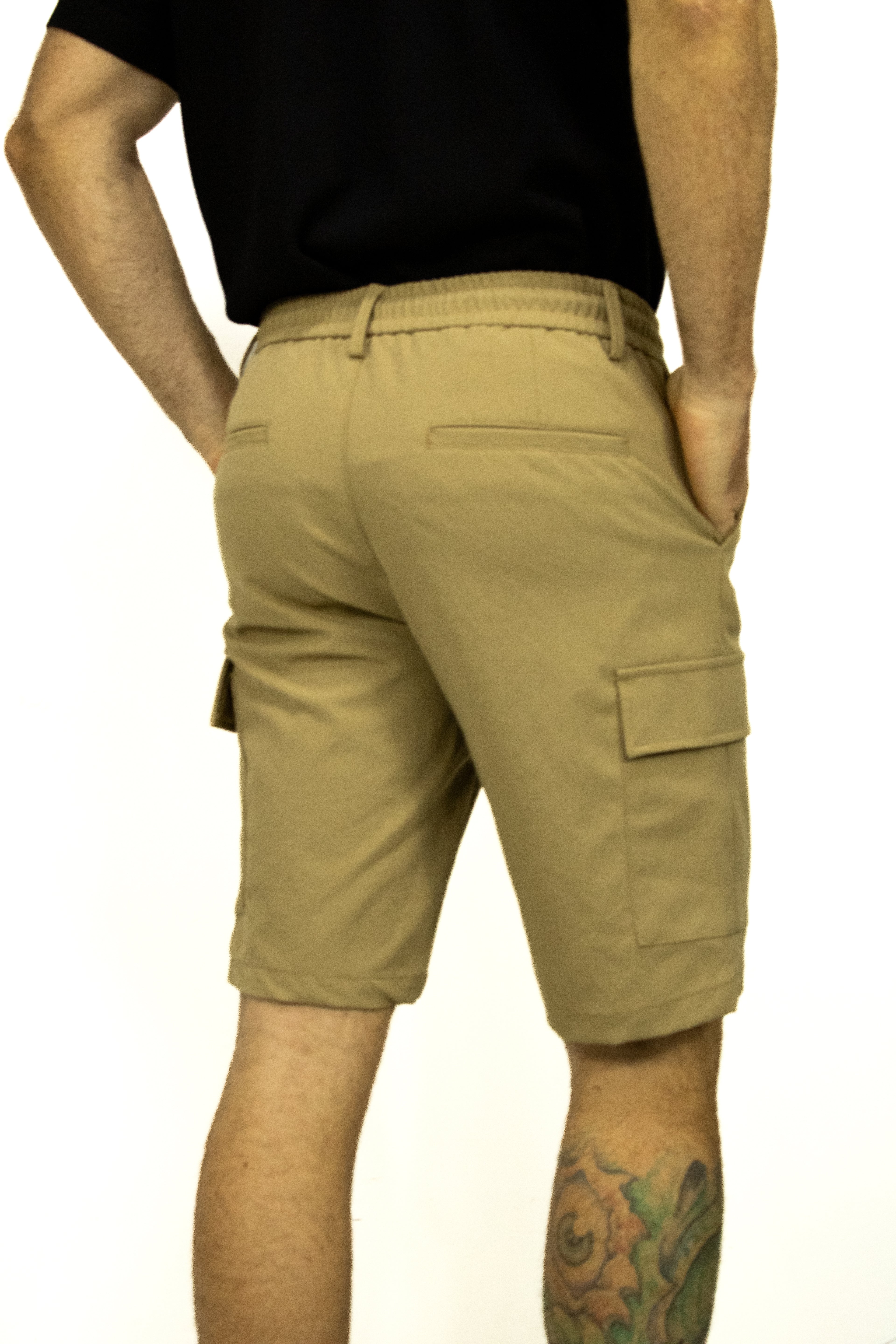 BERMUDA CARGO CAQUI PARA HOMBRE