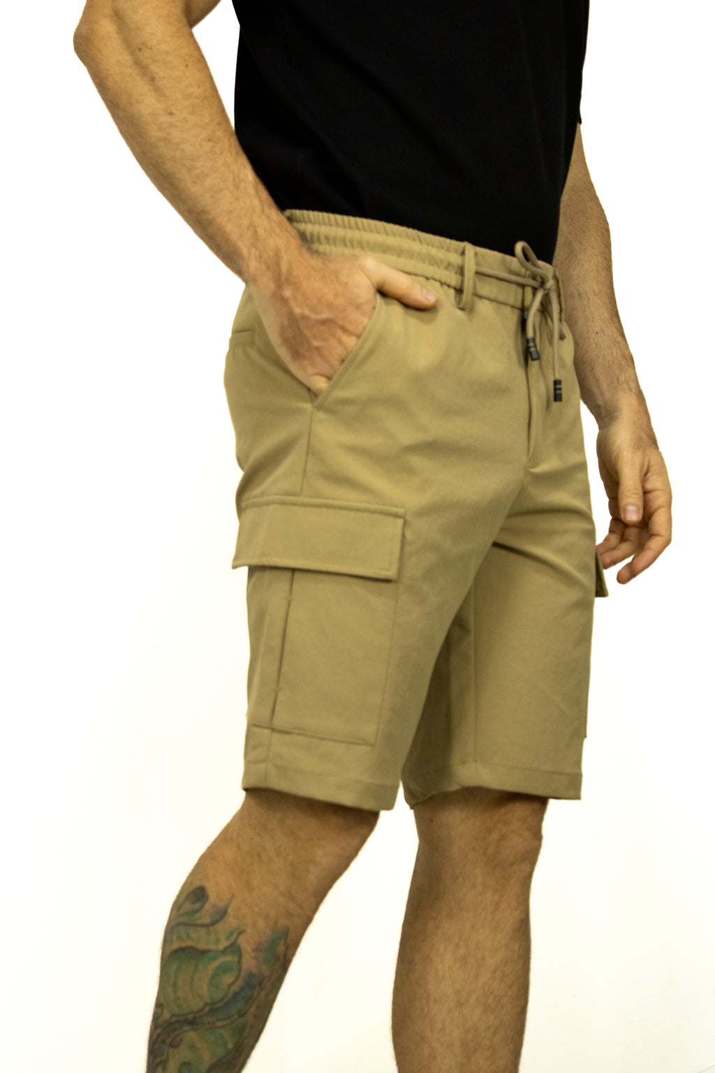 BERMUDA CARGO CAQUI PARA HOMBRE