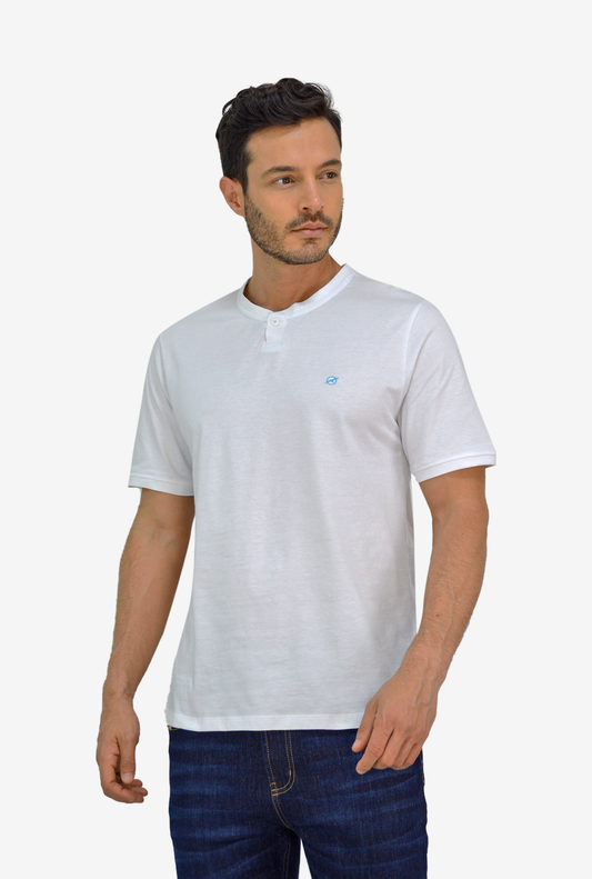 Camiseta Blanca Para Hombre TS3041