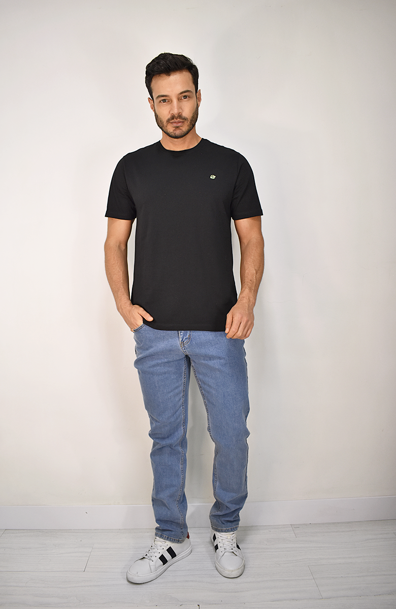 Camiseta Negra Para Hombre