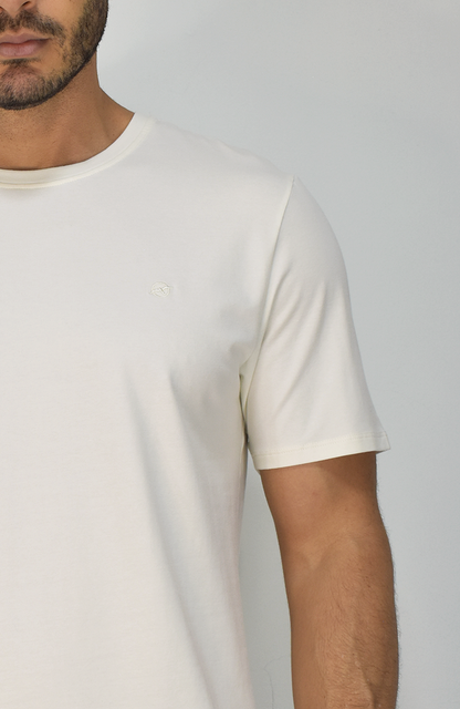 Camiseta Marfil Para Hombre