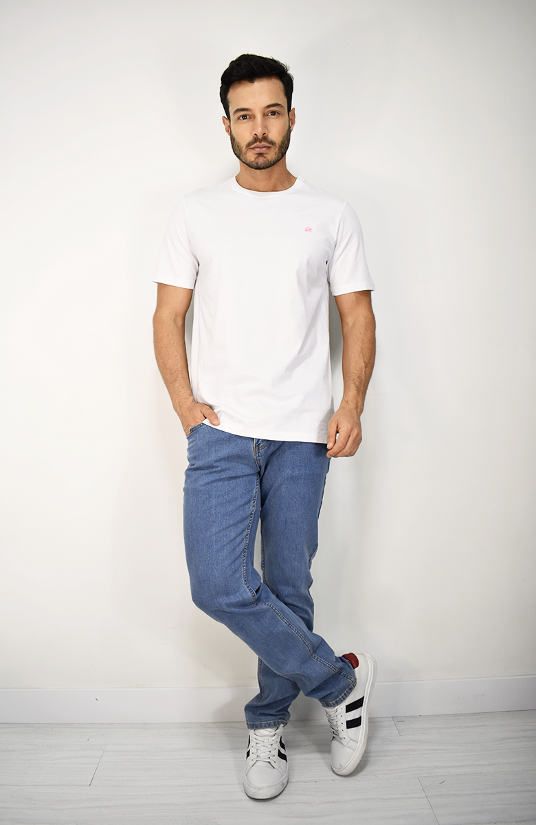 Camiseta Blanca Para Hombre