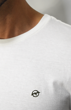 Camiseta básica Marfil para Hombre