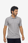 Camiseta Polo Gris Para Hombre