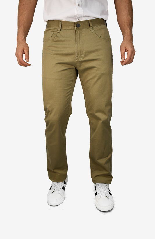 Pantalón Cinco Bolsillos Kaki para Hombre
