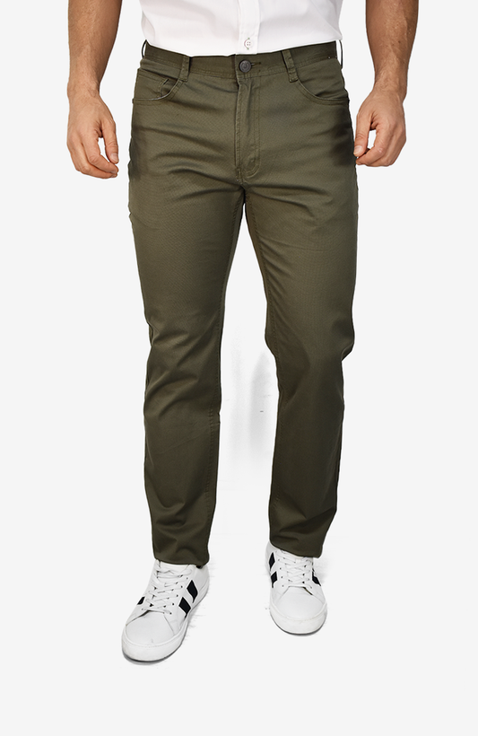 Pantalón Cinco Bolsillos Café para Hombre