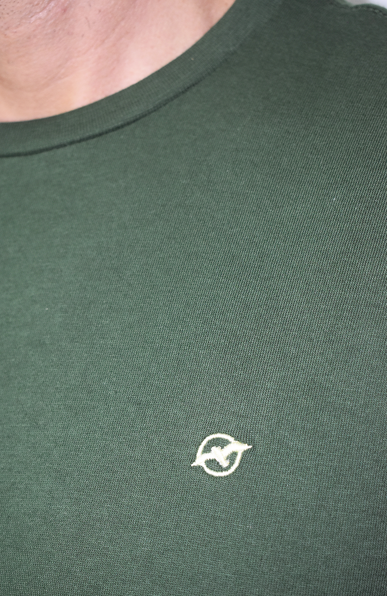 Camiseta básica Verde para Hombre