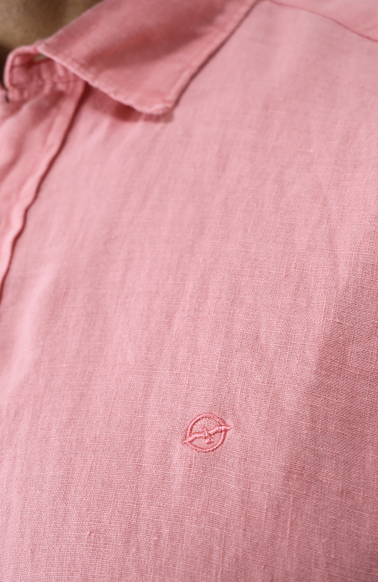 Camisa Manga Larga de Lino Confite para Hombre