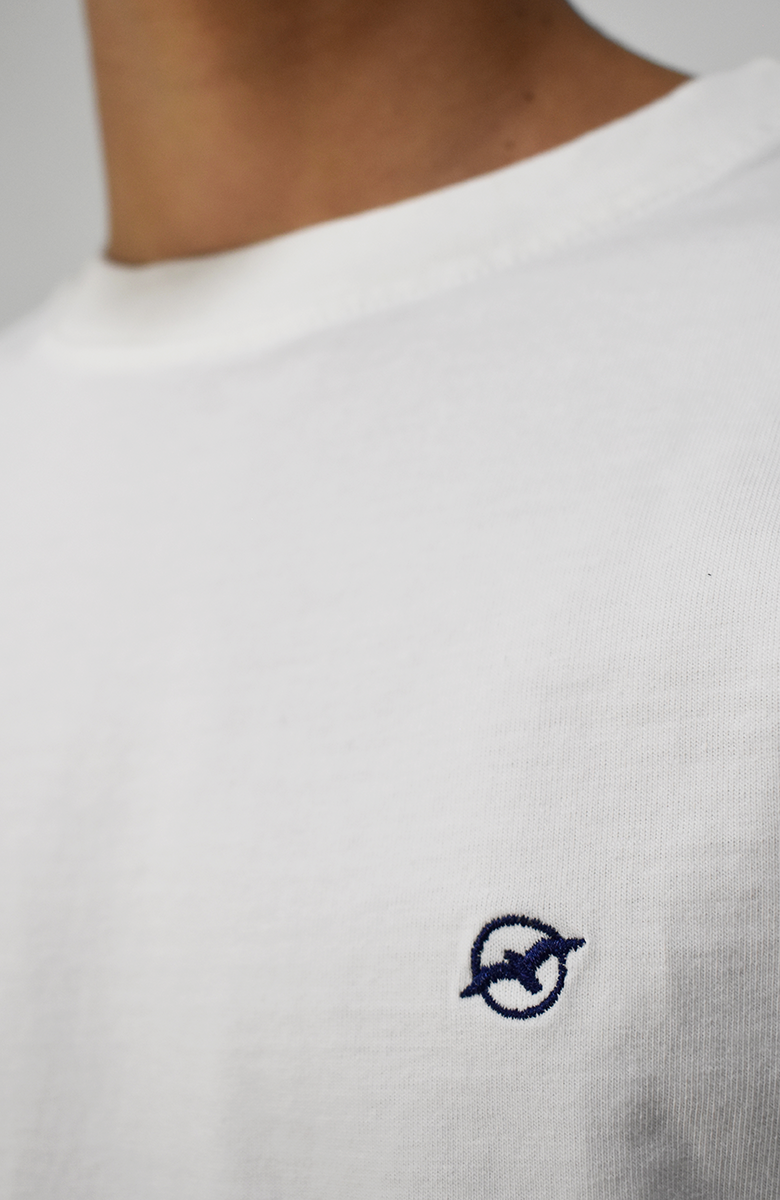 Camiseta básica niño color Marfil