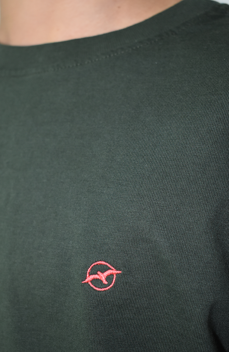 Camiseta básica niño color Verde