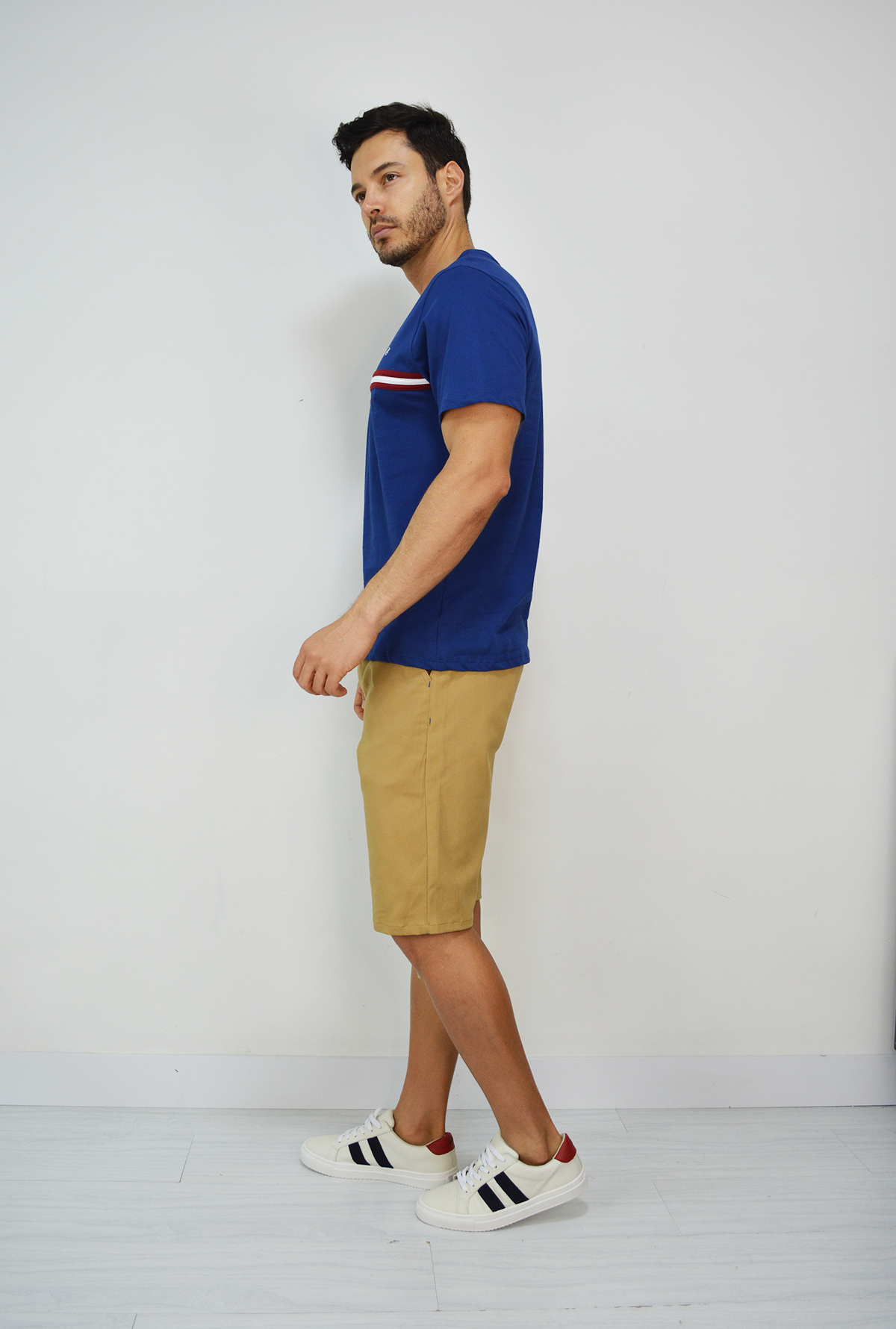 Camiseta Azul Para Hombre TS3042