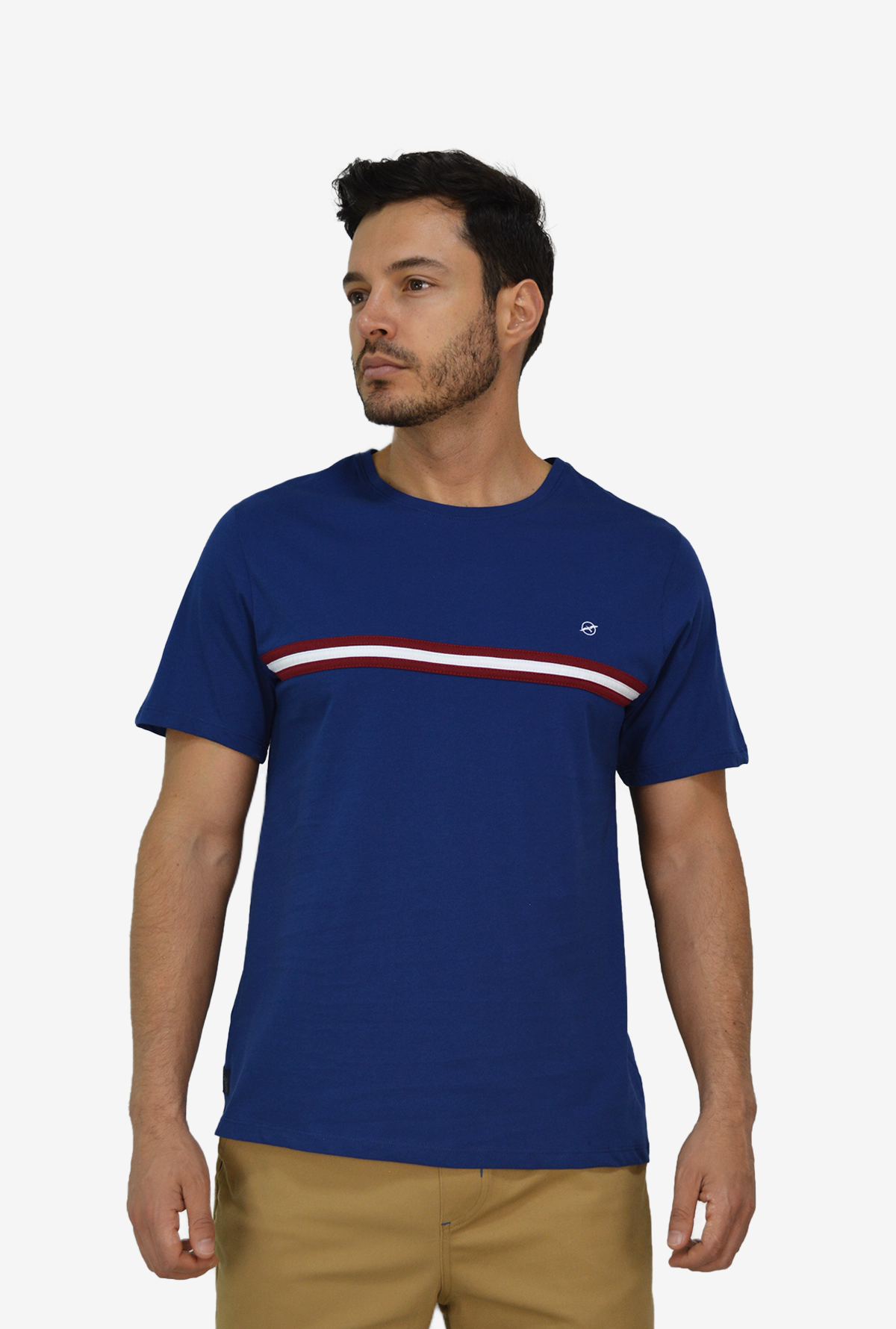 Camiseta Azul Para Hombre TS3042