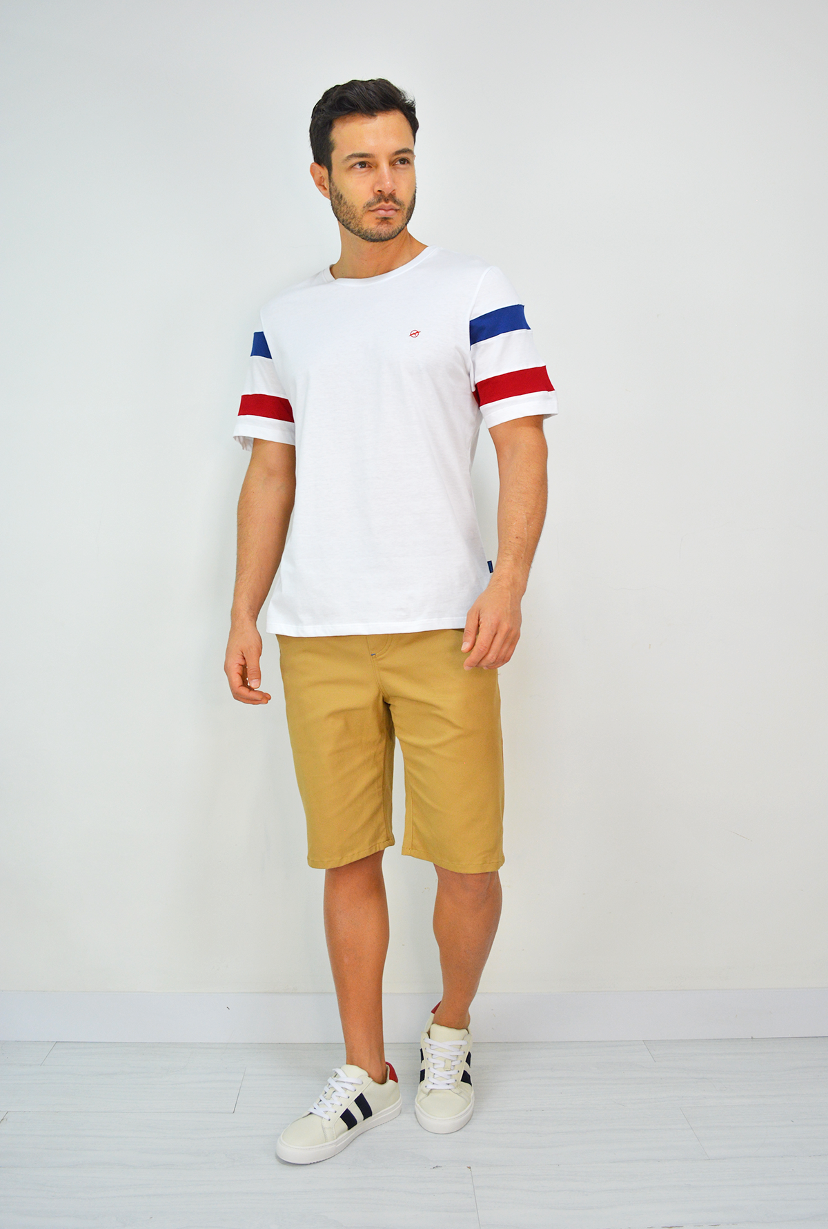 Camiseta Blanca Para Hombre TS3049