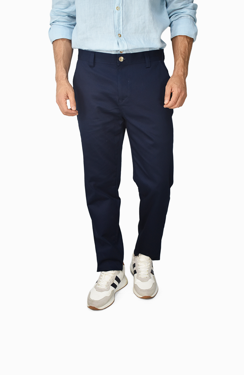 Pantalón dril texturizado Azul para Hombre