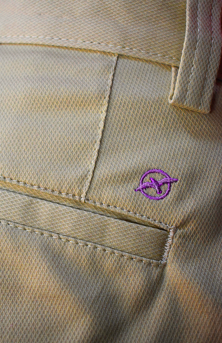 Pantalón de dril texturizado Caqui para Hombre