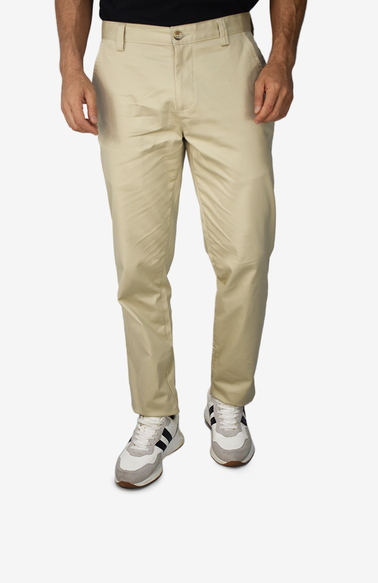 Pantalón de dril texturizado Beige para Hombre