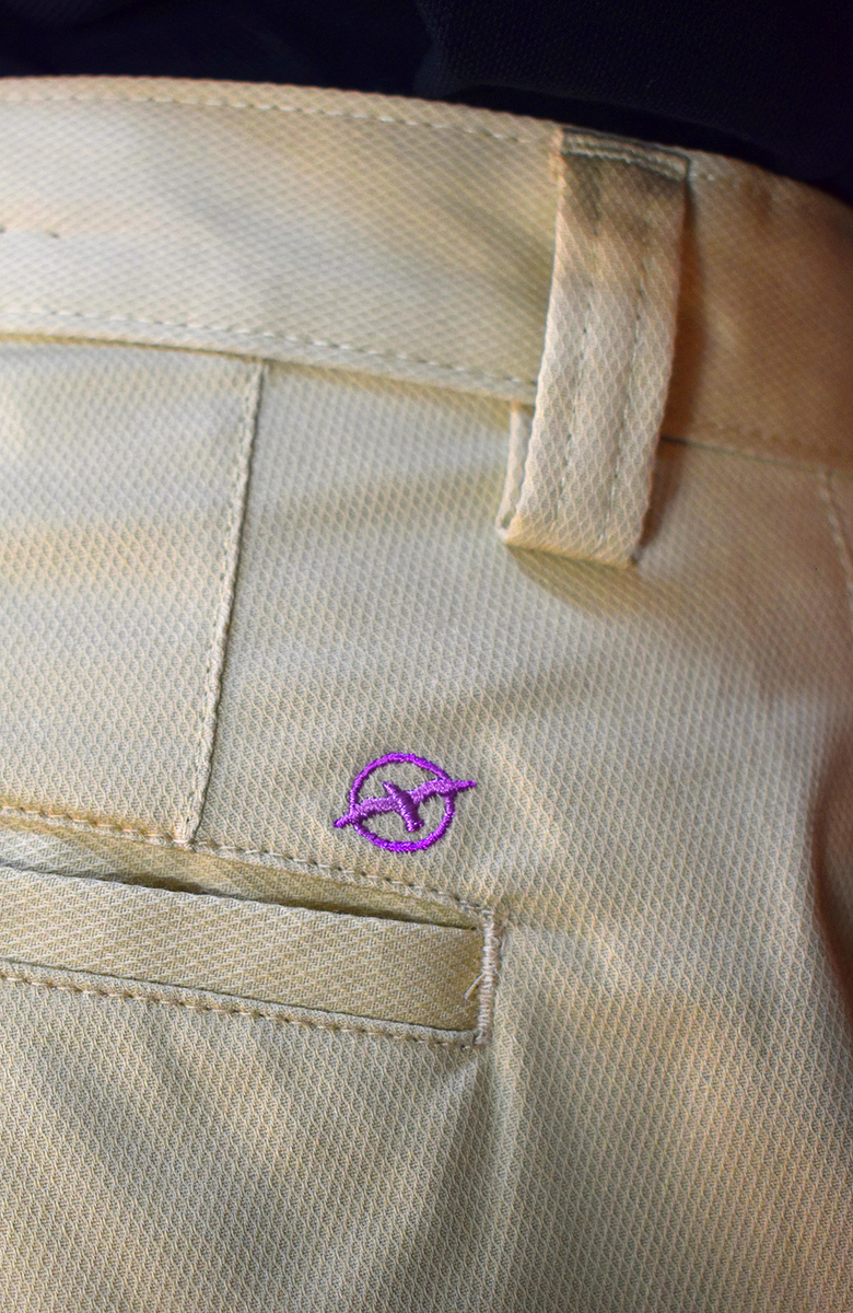 Pantalón de dril texturizado Beige para Hombre