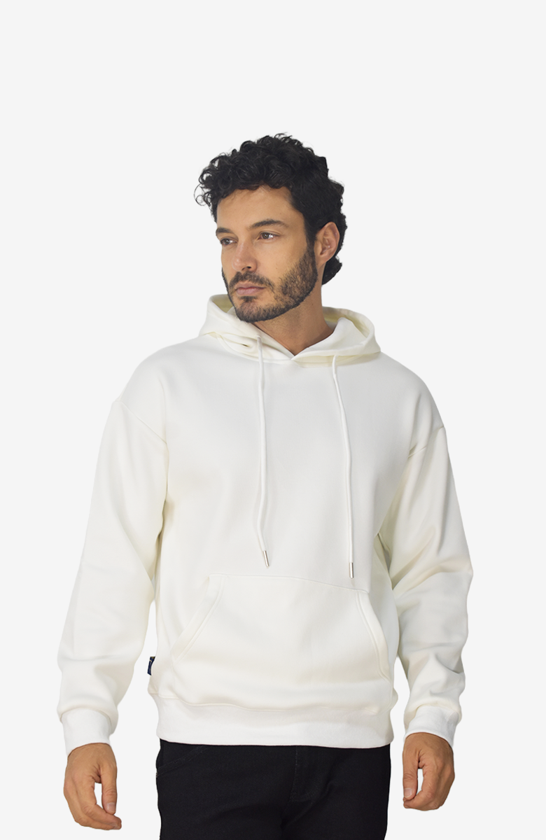 Hoodie básico Blanco para Hombre