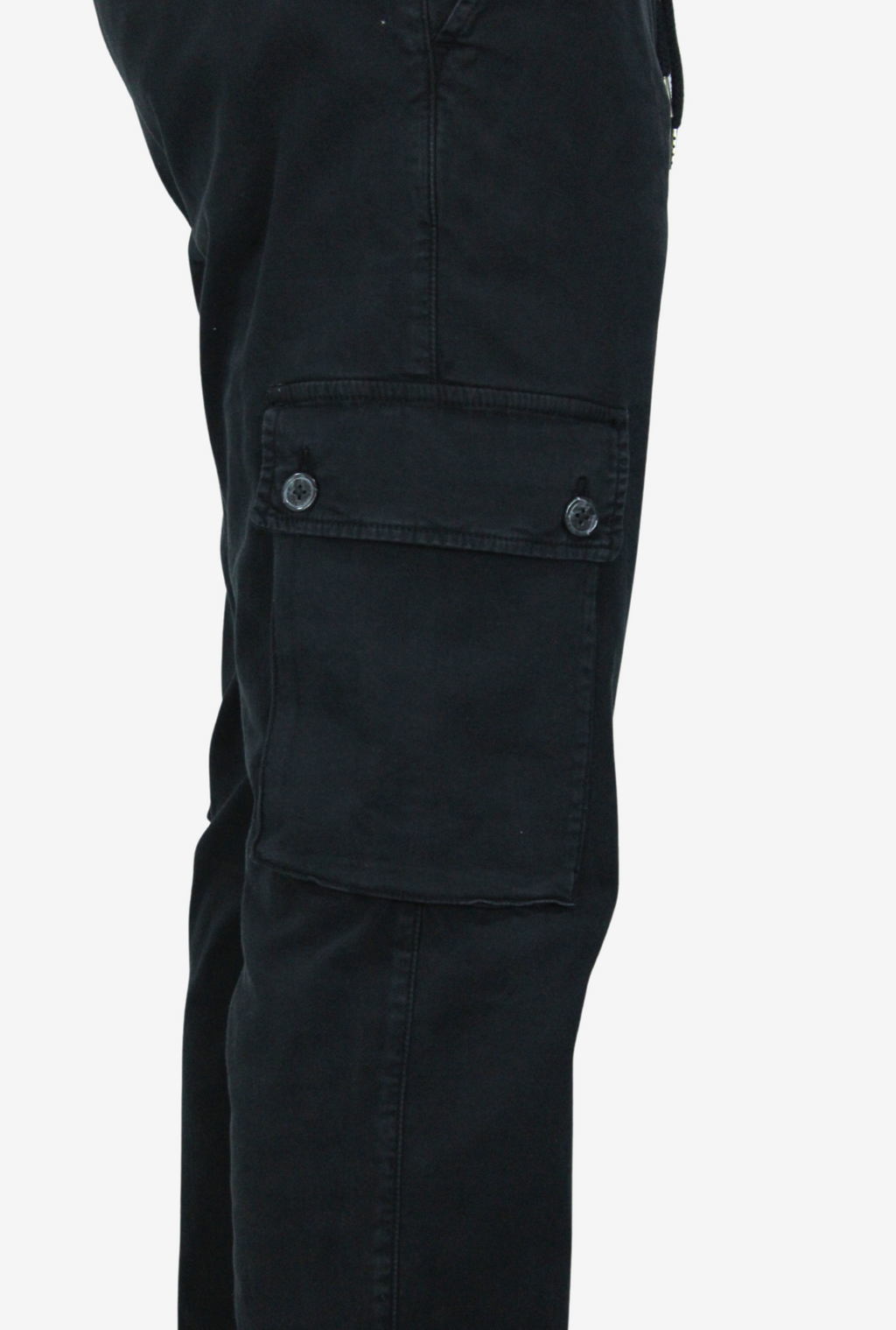 Jogger Tipo Cargo Negro para Hombre DPJ3005