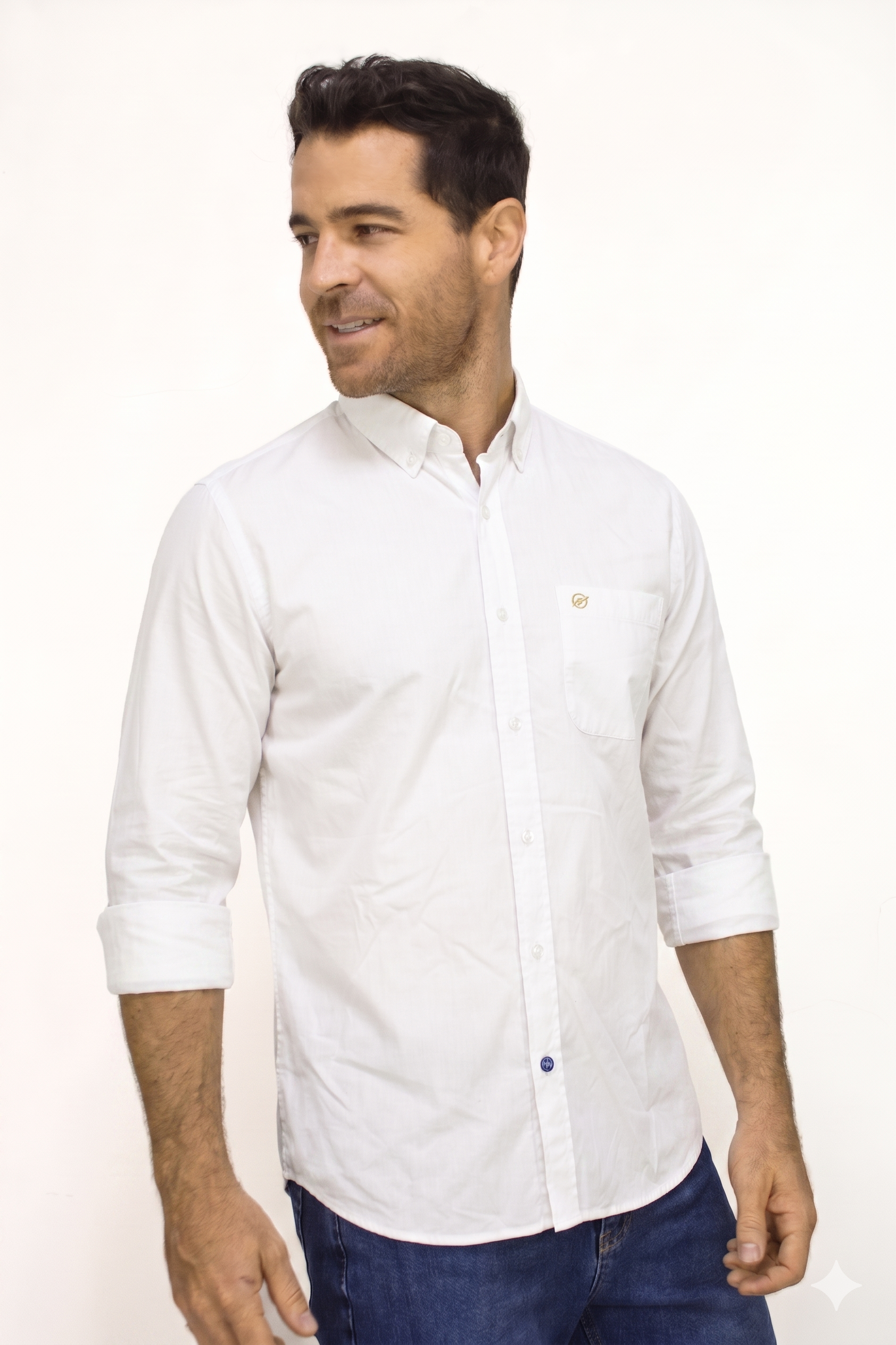 Camisa Blanca Para Hombre