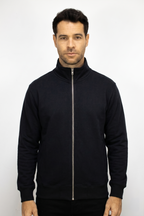 Saco negro con Cremallera para hombre