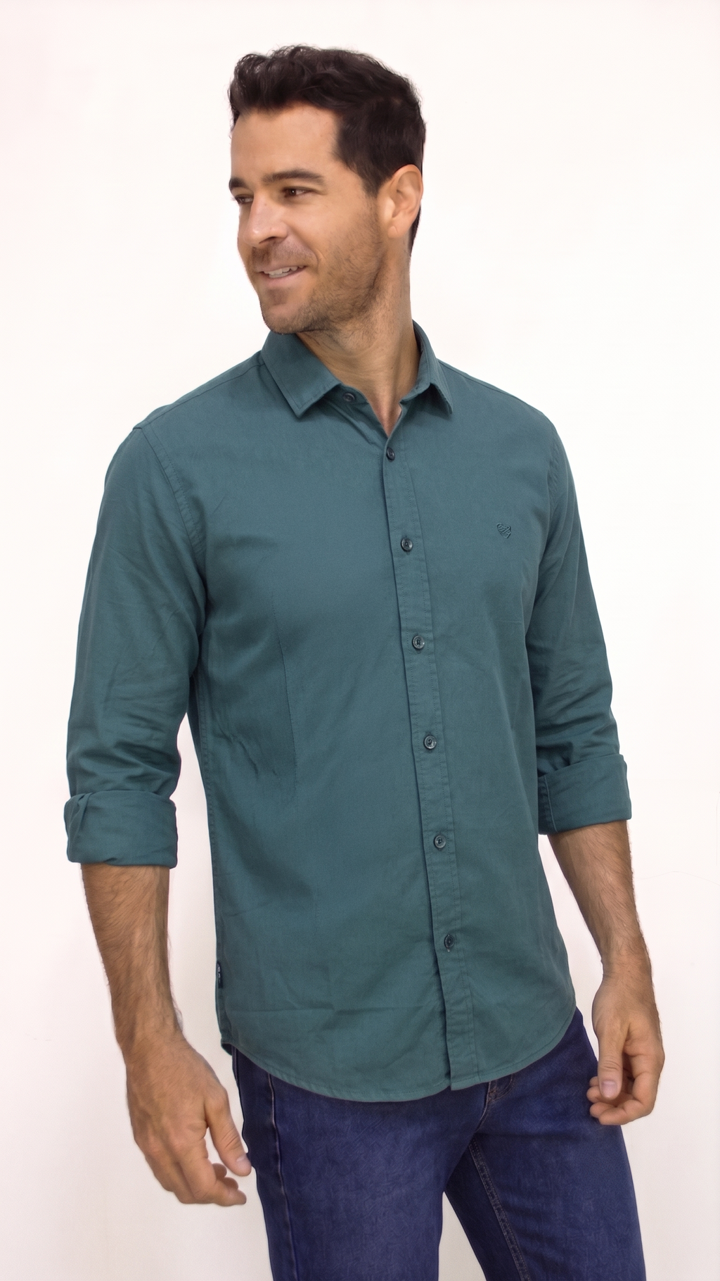 CAMISA MANGA LARGA OXFORD PARA HOMBRE