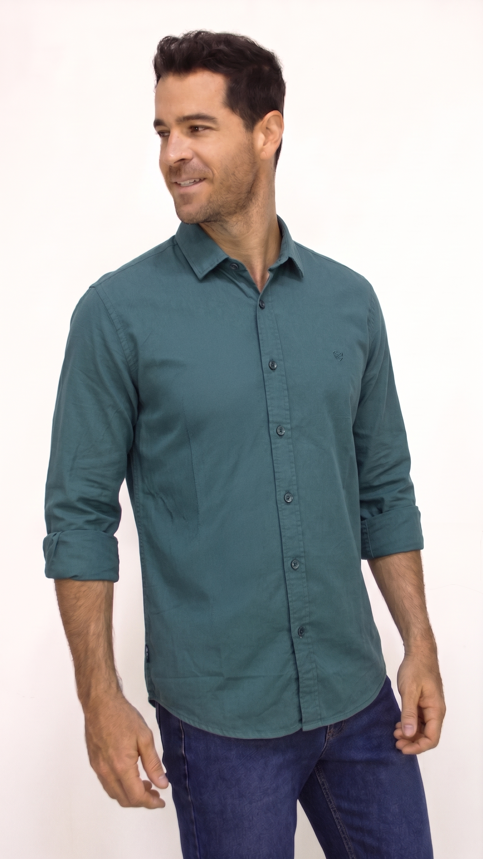 CAMISA MANGA LARGA OXFORD PARA HOMBRE