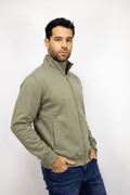 Saco verde con Cremallera para hombre