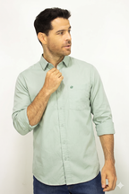 Camisa Verde Claro Para Hombre