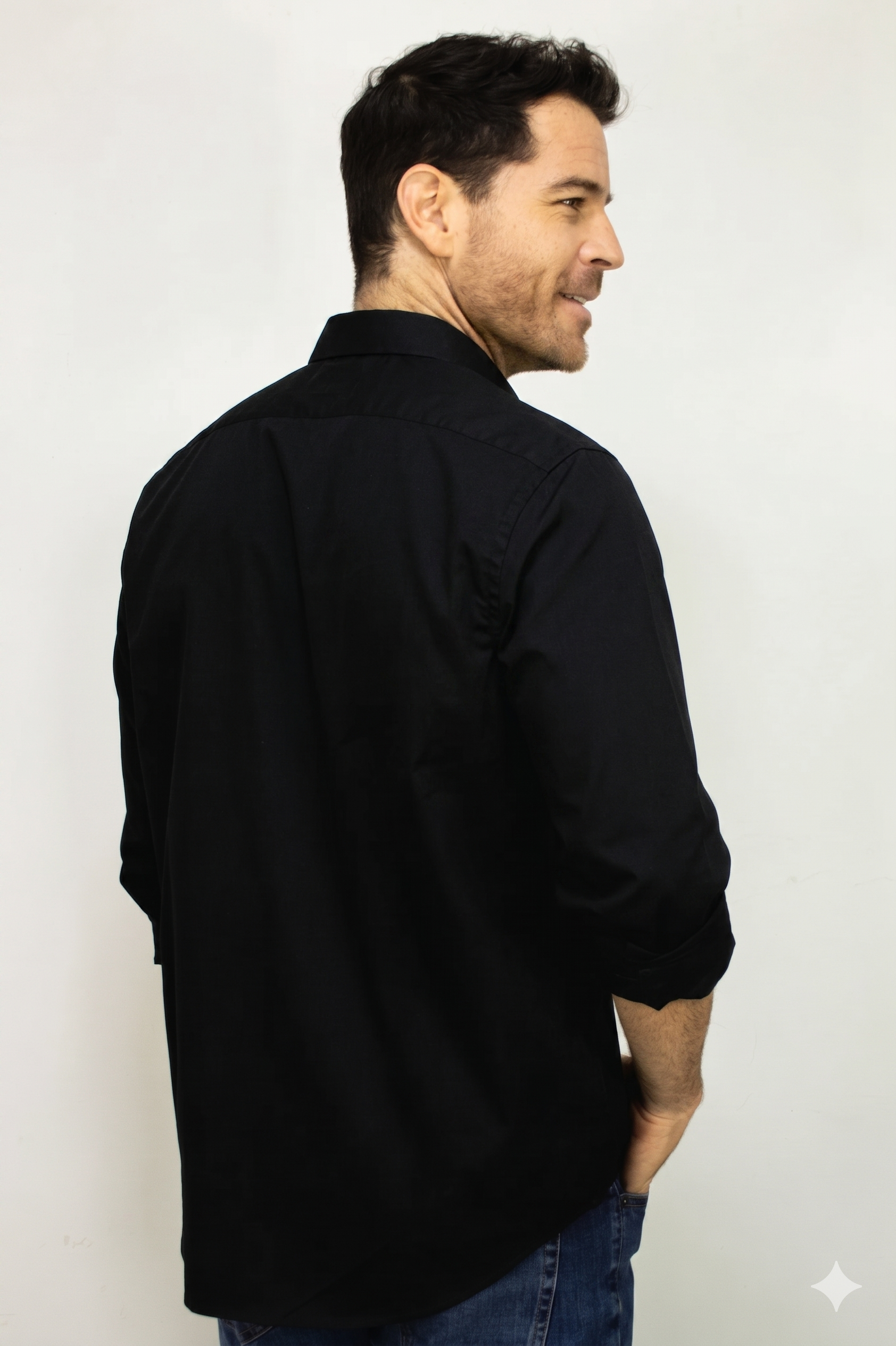 Camisa Negra Para Hombre