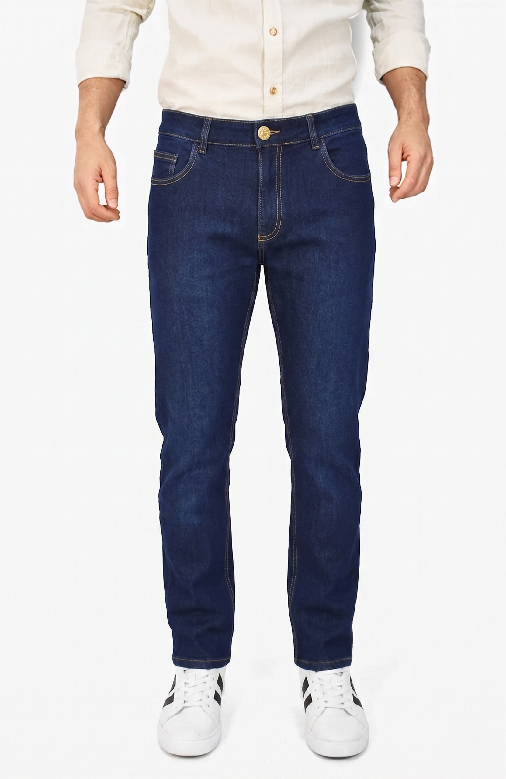 JEAN REGULAR AZUL PARA HOMBRE