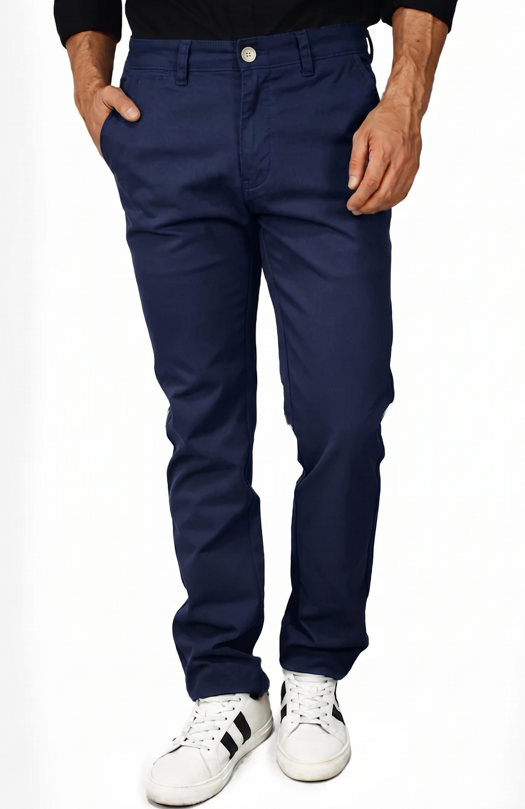 PANTALÓN DRILL AZUL OSCURO PARA HOMBRE